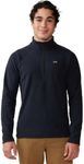 Mountain Hardwear Men's Summit Grid 1/2 Zip, Black, X-Large