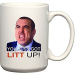 You Just Got Litt Up by Louis Litt! - 15 oz Funny Mug by BeeGeeTees 05129