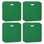 PATIKIL Foam Stadium Seat Cushion, 8 Pack Portable Stadium Seat Pad for Bleacher Hard EVA Cushion Outdoor Seating for Spectating Sport Camping, Green