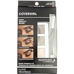 COVERGIRL - Easy Breezy Brow Powder Kit, three shades brow definer, professional double-ended angled brush, effortless, 100% Cruelty-Free,Soft Brown - 710