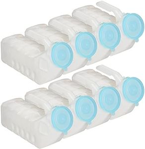 MedVance- Urinals for Men 1000ml with Glow in The Dark Spill Proof Pop Cap Lid, Plastic Pee Bottles for Men, Male Urinals, Pee Container Men, Portable Urinal for Car, Elderly & Incontinence (8 Pack)