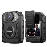 BOBLOV KJ21 256GB Body Camera, 1296P Police Body Worn Cameras Body Cams for Security Support Memory Expand Max 256G Lightweight and Portable Easy to Operate (With 256GB TF Card)