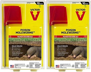 Victor M6009 Poison Moleworms, Yellow (Twо Расk)