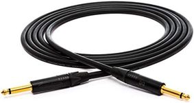 Hosa Neutrik Straight to Same Edge Guitar Cable, 5 Feet Length