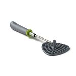 Joseph Joseph Delta Folding Nylon head, Space Saving Potato Masher, Grey/Green, 4