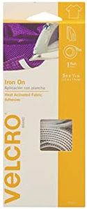 VELCRO Brand - Iron On - 5' x 3/4" Tape - White