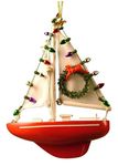 Nautical Sailboat Sailing Sail Christmas Ornament