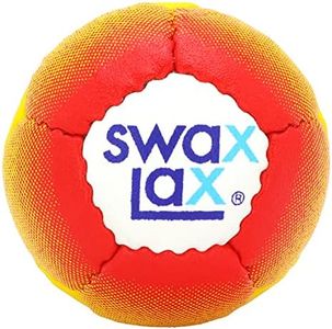 SWAX LAX Lacrosse Training Ball - Indoor Outdoor Practice Less Bounce & Rebounds (1 Ombre)