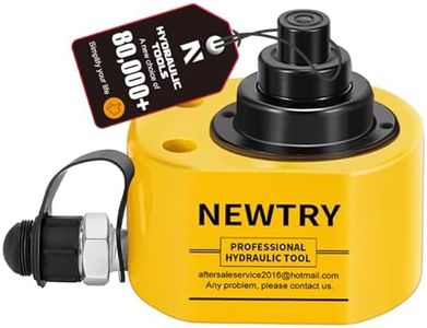 NEWTRY Hydraulic Ram Jack 30T Hydraulic Cylinder Low Profile Ram Jack Multi-Section 2.13” Stroke Lifting Cylinder Mini, Portable for Machinery, Bridge, Construction