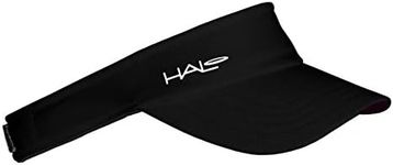 HALO HEADBANDS Sweatband Sport Visor, Black,One Size