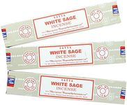 Satya Nag Champa White Sage Incense Sticks - 3 Packs