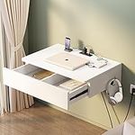 Wall Mounted Table with Power Outle
