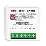 Heavy Duty WiFi Smart Timer Switch 16A | Geyser Water Heater Control | Voice Alexa Google Home | Energy Saving Auto Schedule | No Hub DIY Smart Home Automation Module