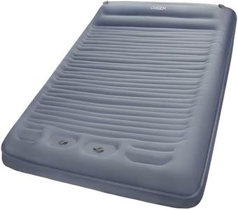 Origem Self Inflating Camping Sleeping Mat Double, 14Cm Extra Thick & Wide Camping Mattress with Built-In Foot Pump, Inflatable Sleeping Pad For Hiking, Outdoor, Traveling, Backpacking, Beach