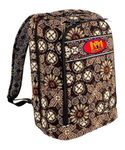 Toil Moil Vera Bradley Canyon Floral Laptop Backpack in Brown