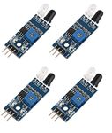 Techleads Ir Infrared Obstacle Avoidance 3 Wire Reflective Photoelectric Sensor Module For Arduino Smart Car Robot (4 Pc)