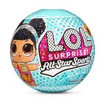 SMALL CLAP L*O*L All-Star Sports B.B.s Sparkly Basketball Series with 8 Surprises Age 3+ (Blue)