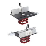 Router Lift with Top Plate, Router Lifts for Woodworking, Router Lift with Top Plate Woodworking Slotting Trimming, Mechanical Components (Black)