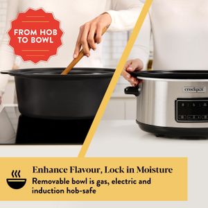Crock-Pot 6.5L Digital Slow Cooker – Programmable Large Capacity