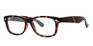 Calabria Soho by Vivid 101 in Tortoise Havana Designer Eyeglass Frames 53 mm w/Demo Lens, Tortoise, Large