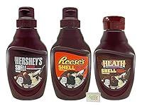 Dessert Topping Shell Syrup 3 Pack 