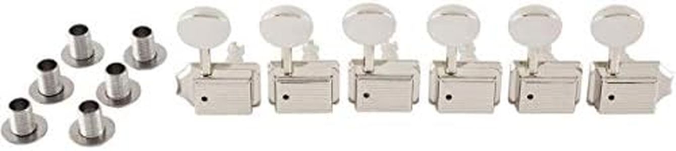 Fender® "CLASSICGEAR™ TUNING MACHINES" Machine Heads for Electric Guitar | 6 Left | 18:1 Ratio | Finish: Chrome