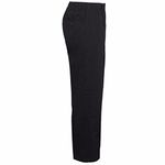 MyShoeStore Mens Smart Rugby Trousers Fully Elasticated Stretch Waist Band with Draw Cord Comfortable Fit Workwear Bottoms Straight Leg Casual Formal Work Pants Size 30-48(Black,42/29)