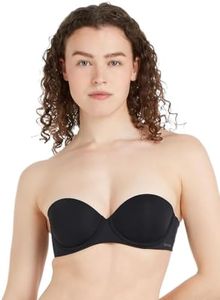 Calvin Klein Women's Push Up Strapless 000qf5677e Strapless Bras, Black (Black), 32C