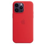 Apple iPhone 14 Pro Max Silicone Case with MagSafe - (PRODUCT) RED ​​​​​​​