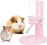 mini&moe Hamster Water Bottle No Drip – 4 oz Guinea Pig Water Bottle for Glass Tank with Adjustable Stand, Leak Proof Small Animal Water Dispenser for Cage for Gerbil Chinchilla Ferret Hedgehog