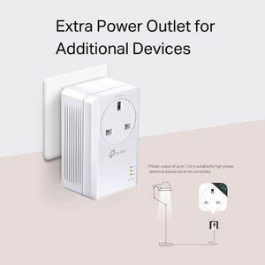 TP-Link Powerline Adapter Kit – Gigabit Ethernet, Plug & Play