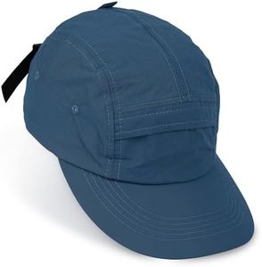 CLAPE 5 Panel Hat for Men, Curved Brim UPF50+ Sun Hats Quick Dry Outdoor Sports Running Hat Baseball Cap