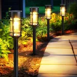 Mancra Solar Pathway Lights, 8 Pack