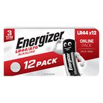 Energizer LR44 Batteries, 12 Pack, LR44/A76 Battery Pack - Amazon Exclusive