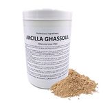 Snadi - Ghassoul Clay | 1 kg | Moroccan Lava Stone Powder | For Skin and Hair Care | Exfoliating and Softening | Rejuvenates, Soothes, and Softens the Skin