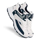 BRUTON Men's 870 White Blue Mesh Upper with EVA Sole Future-01 Sports Shoes -UK 10