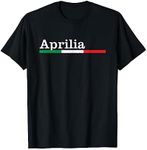 Aprilia Città Italiana Bandiera Italia Maglietta T-Shirt