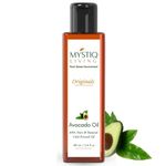 Mystiq Living Avocado Oil For Hair Growth, Mositurizing Skin & Face | Cold Pressed, 100% Pure & Natural - 100 ML