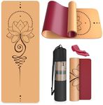 Haninj Cork Yoga Mat Non Slip Uniqu