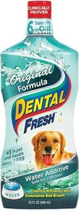 Dental Fresh Water Additive for Dogs, Original Formula, 32oz – Dog Breath Freshener and Dog Teeth Cleaning for Dog Dental Care– Add to Water