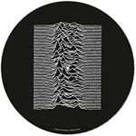 Joy Division Turntable Record Slip Mat for Mixing, DJ Scratching and Home Listening (Unknown Pleasures Design) - Official Merchandise, Black