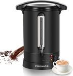 Fooikos Coffee Urn,20 liters 100 Cups-Premium 304 Stainless Steel, Large Coffee Dispenser for Quick Brewing, Commercial Percolating Urn For Party-with Water Level Indicator Display