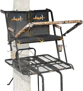 Muddy Nexus XTL (Extremely Tough) Steel Double Tree/Ladder Stand for Big Game/Shooting/Hunting with Hercules System