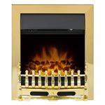 Adam Blenheim Electric Inset Fire, 2000 W, Brass, 10297