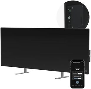 AENO Infrared Heater - With Thermostat - 700 Watt Energy Saving Panel Electric Heater - Smart Wall Mount or Freestanding Space Heater For Indoor with WiFi, Reddot Winner 2023, Black