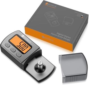 Neoteck Digital Turntable Stylus Force Scale Gauge 0.01g/5.00g Orange LCD Backlight for Tonearm Phono Cartridge-Silver Grey