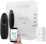 Levona Scent Waterless Diffuser - Essential Oil Aroma Smart Plug-in, Portable Scent Machine for Home, Office & Hotel Room, Covers 500 sqft - Abela 100, Matte Black (with 120ml Oil & Cleaning Cloth)