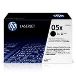 HP CE505X 05X High Yield Original LaserJet Toner Cartridge, Black, Single Pack