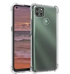 Lustree Motorola MOTO G 5G Case Cover Protective + [Bumper] CASE, Motorola MOTO G 5G Back Cover Case - Transparent Case