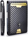 TRAVANDO Slim Wallet with Money Clip RFID Blocking Wallet | Credit Card Holder | Travel Wallet | Minimalist Mini Wallet Bifold for Men with Gift Box